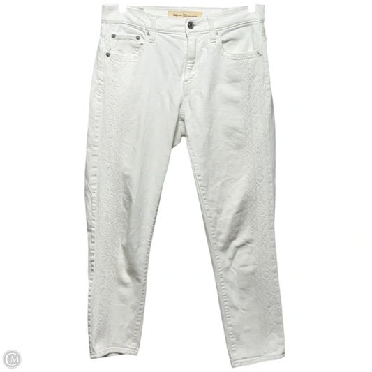 Best Girlfriend Jeans By Gap In White Denim, Size: 4/27