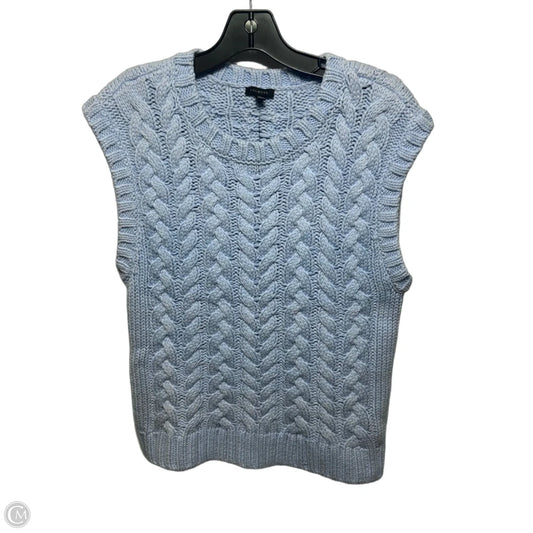 Vest Sweater By Talbots In Blue, Size: M