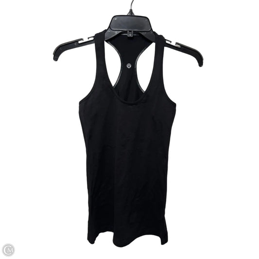 Athletic Tank Top By Lululemon In Black, Size: XS/S ESTIMATED