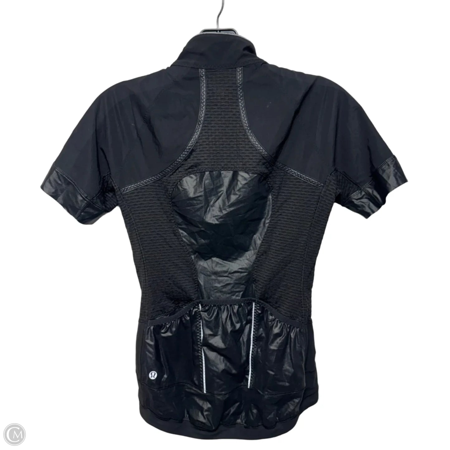 Athletic Jacket By Lululemon In Black, Size: 6