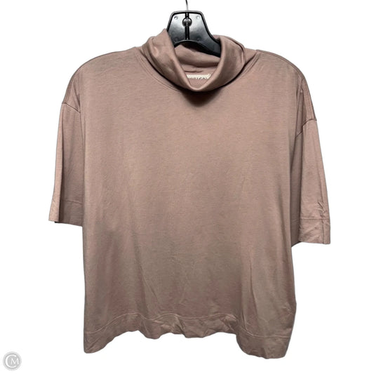 Top Short Sleeve By Nation In Mauve, Size: Xl