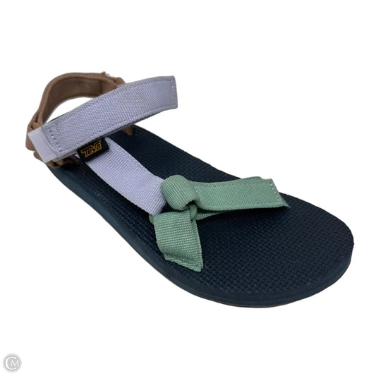 Sandals Flats By Teva In Multi-colored, Size: 7