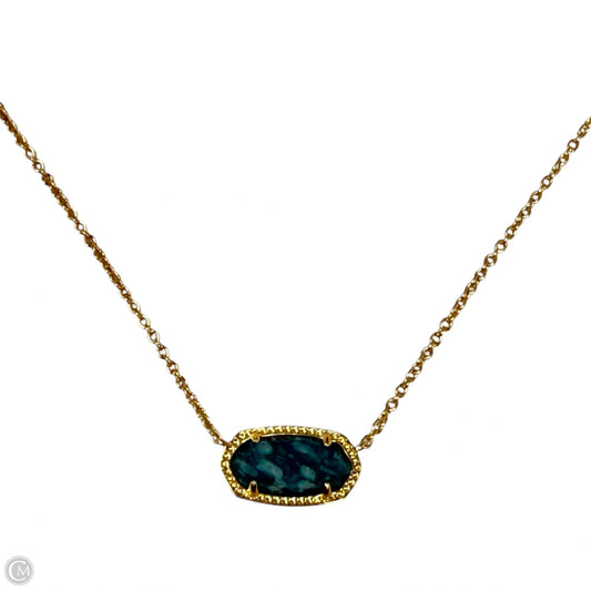Elisa 14k Gold Plated & Amazonite Necklace By Kendra Scott