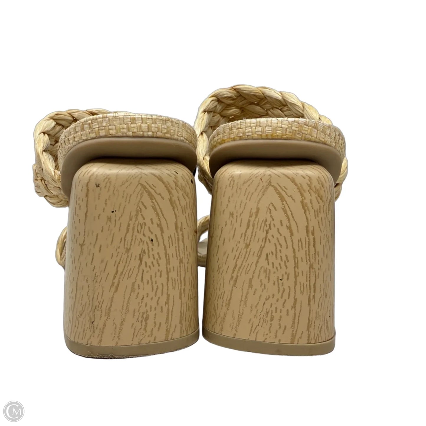 Sandals Heels Block By Dolce Vita In Cream, Size: 7.5