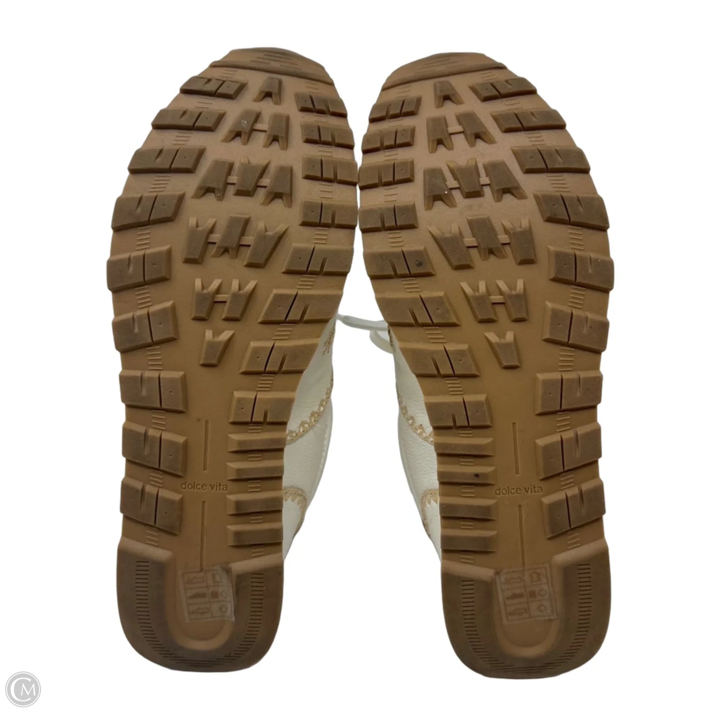 Shoes Sneakers By Dolce Vita In Tan & White, Size: 10