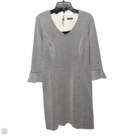 Dress Casual Midi By J Mclaughlin In Black & White, Size: M