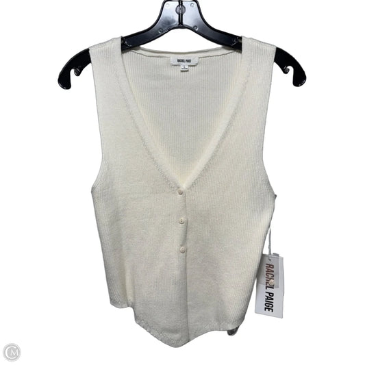 Vest Sweater By Rachel Paige In Cream, Size: L
