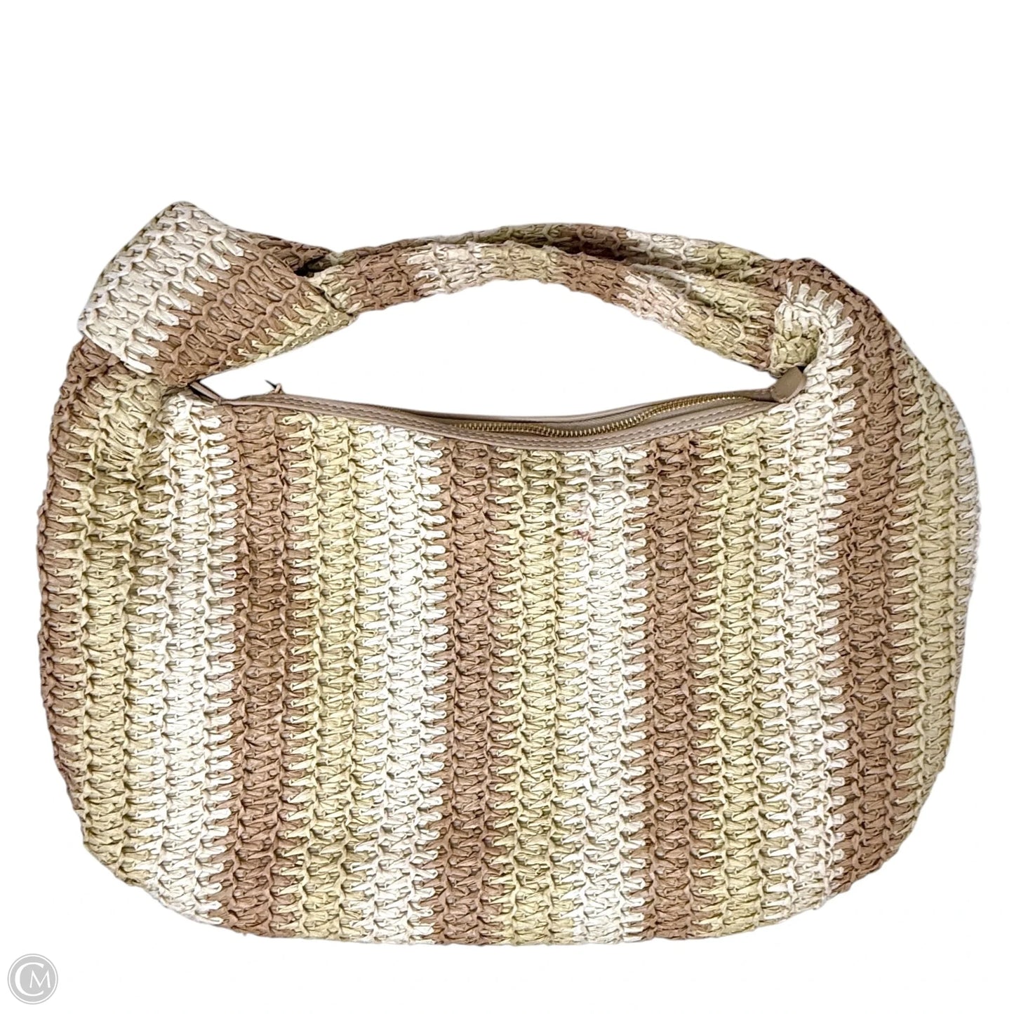 Stripe Raffia Hobo By Urban Expressions, Size: Medium