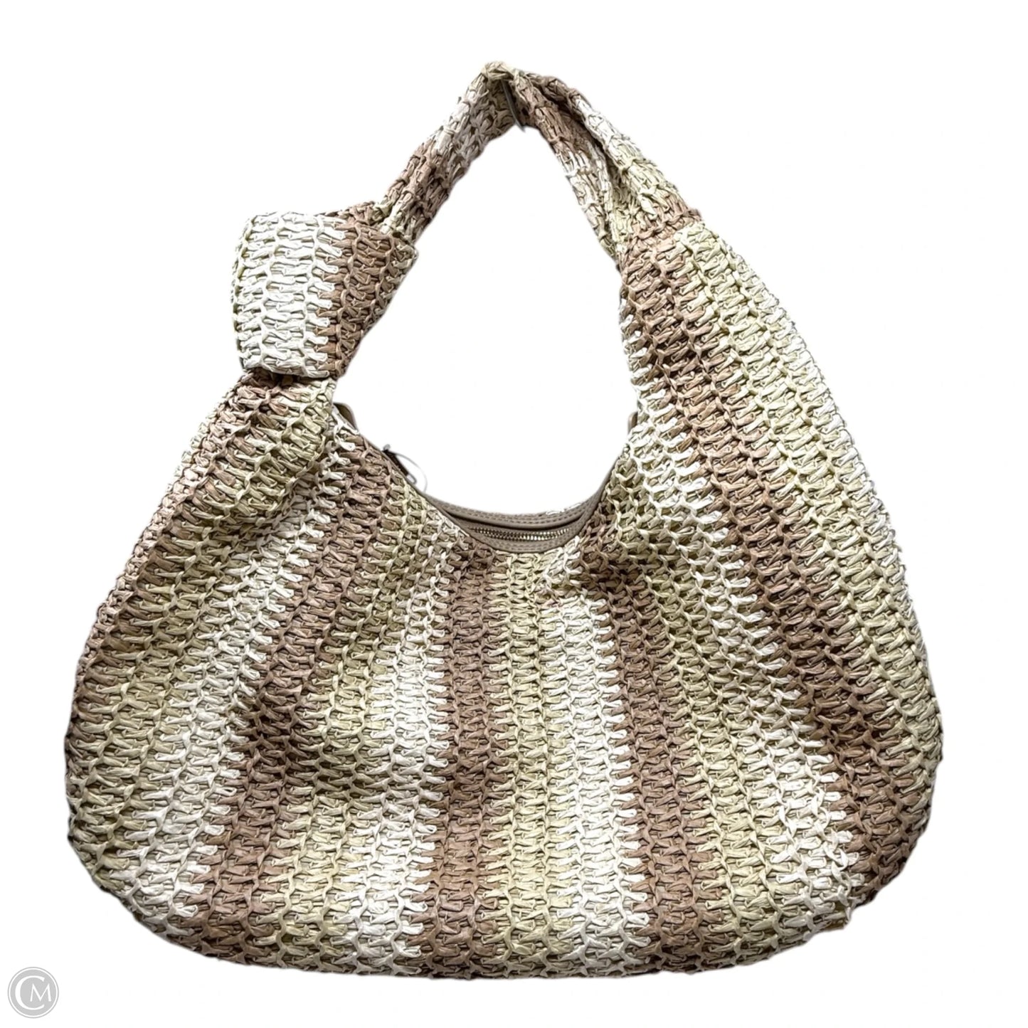 Stripe Raffia Hobo By Urban Expressions, Size: Medium
