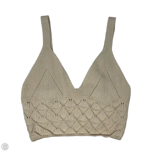 Top Sleeveless By Free People In Cream, Size: M