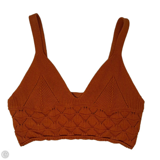 Top Sleeveless By Free People In Orange, Size: M
