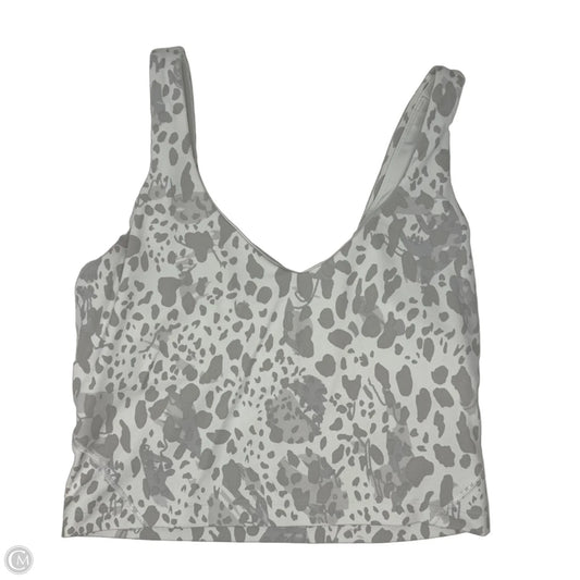 Athletic Bra By Lululemon In Animal Print, Size: 6