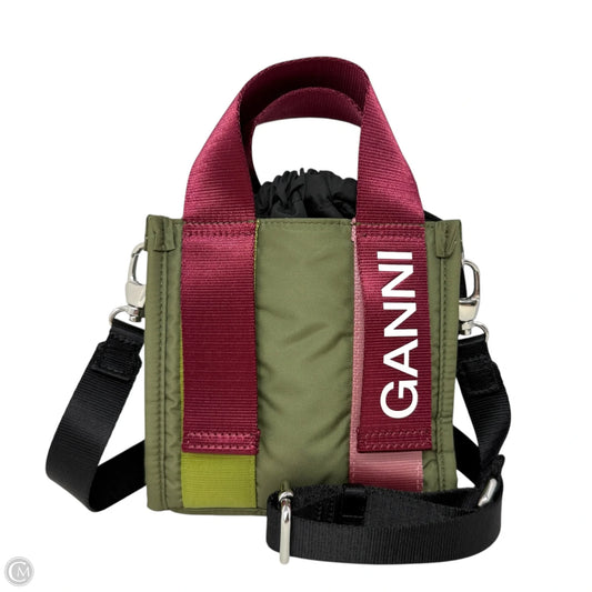 Recycled Tech Tote Crossbody By Ganni, Size: Small