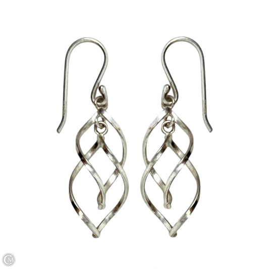 Sterling Silver Twisted Intertwined Dangle Earrings By Pagoda