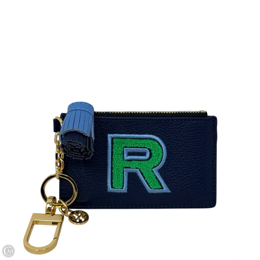 Robinson Embroidered Monogram “R” Card Case Wallet Designer By Tory Burch, Size: Small