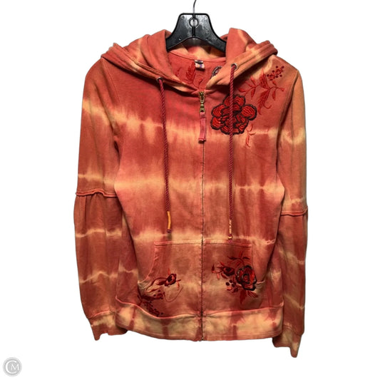 Sweatshirt Hoodie By Free People In Tie Dye Print, Size: S