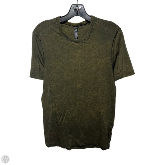 5 Year Basic T Cloudy Wash Athletic Top Short Sleeve By Lululemon In Green, Size: S