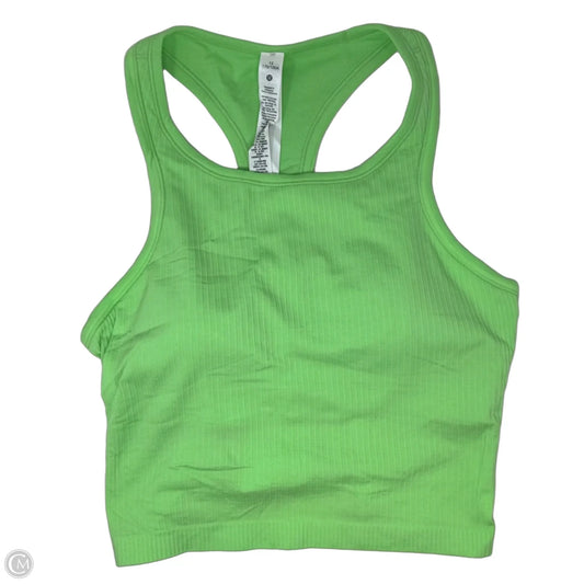 Ebb to Street RB Crop Athletic Tank Top By Lululemon In Green, Size: 12