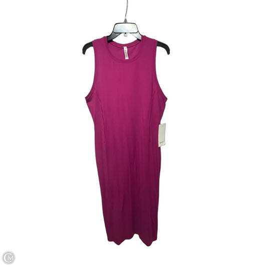 All Aligned Midi Athletic Dress By Lululemon In Pink, Size: 12