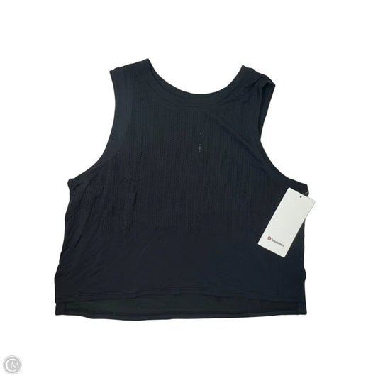 Train to Be Tank Athletic Tank Top By Lululemon In Black, Size: 8