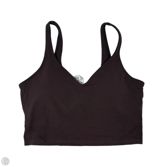 Align Tank Athletic Bra By Lululemon In Brown, Size: 12