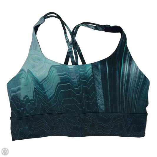 Energy Bra Long Line Athletic Bra By Lululemon In Teal, Size: 10