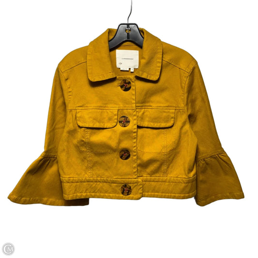 Jacket By Anthropologie In Yellow, Size: Mp