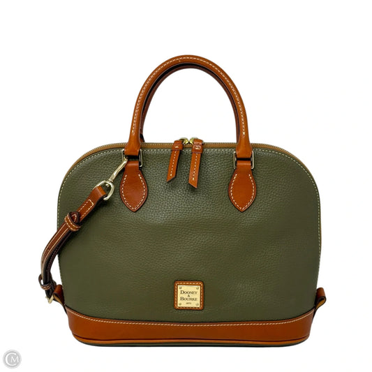 Pebble Grain Zip Zip Satchel Designer By Dooney And Bourke, Size: Medium