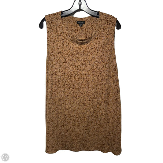 Top Sleeveless By J. Jill In Animal Print, Size: Xl
