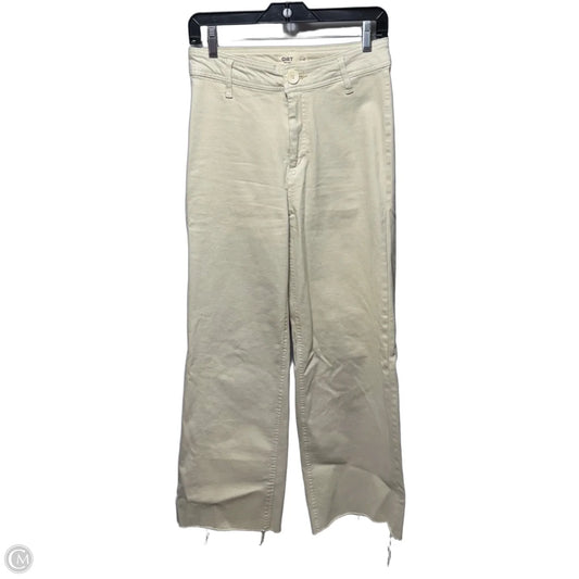 Jeans Wide Leg By Oat New York In Cream Denim, Size: 6/28