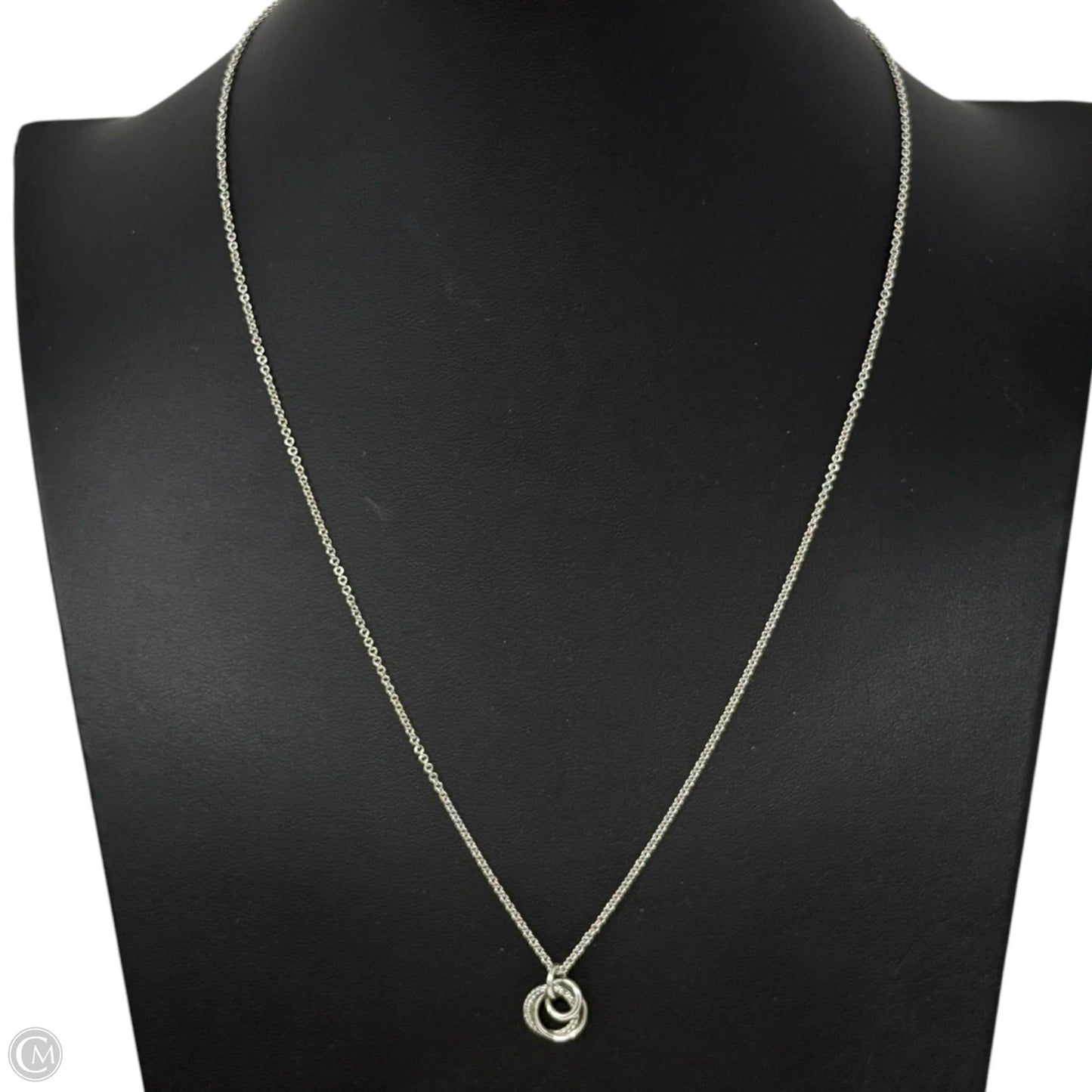 Family Always Encircled Sparkling Cubic Zirconia Pave Pendant Necklace In Sterling Silver By Pandora