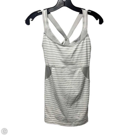 Athletic Tank Top By Lululemon In Striped Pattern, Size: 6