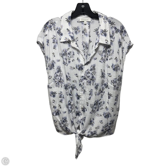 Top Sleeveless By blousology In Floral Print, Size: 2x