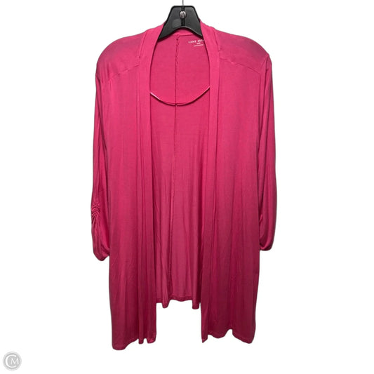 Sweater Cardigan By Lane Bryant In Pink, Size: 26/28