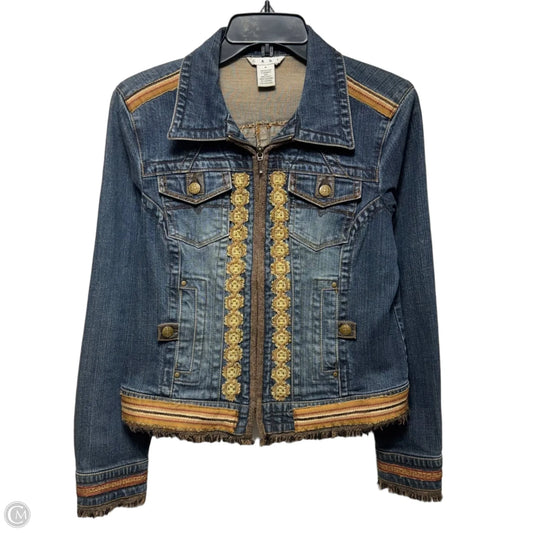 Jacket Denim By Cabi In Multi-colored, Size: M