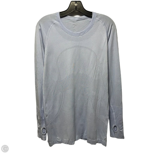 London Athletic Top Long Sleeve Crewneck By Lululemon In Blue, Size: 10