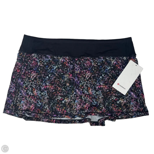 Pace Rival MR Athletic Skort By Lululemon In Multi-colored, Size: 12