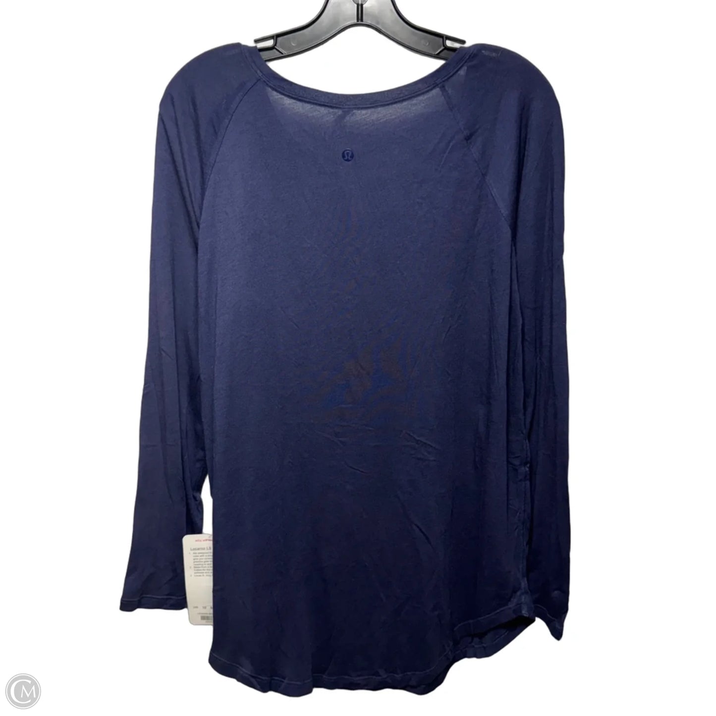 Locarno Athletic Top Long Sleeve Crewneck By Lululemon In Navy, Size: 10