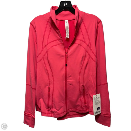 Define Athletic Jacket By Lululemon In Coral, Size: 10