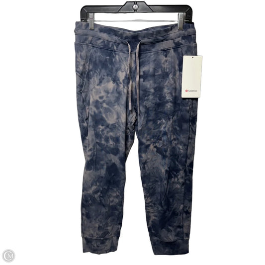 Ready To Rulu Crop Jogger Athletic Pants By Lululemon In Tie Dye Print, Size: 8
