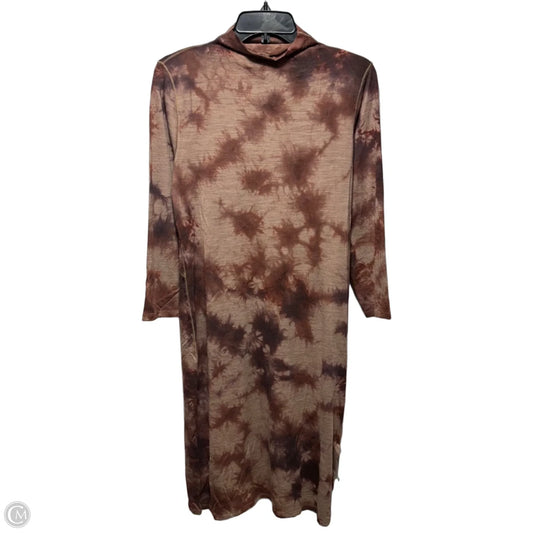 LAB Wool Blend Tie Dye Dress Casual Midi By Lululemon In Tie Dye Print, Size: 10