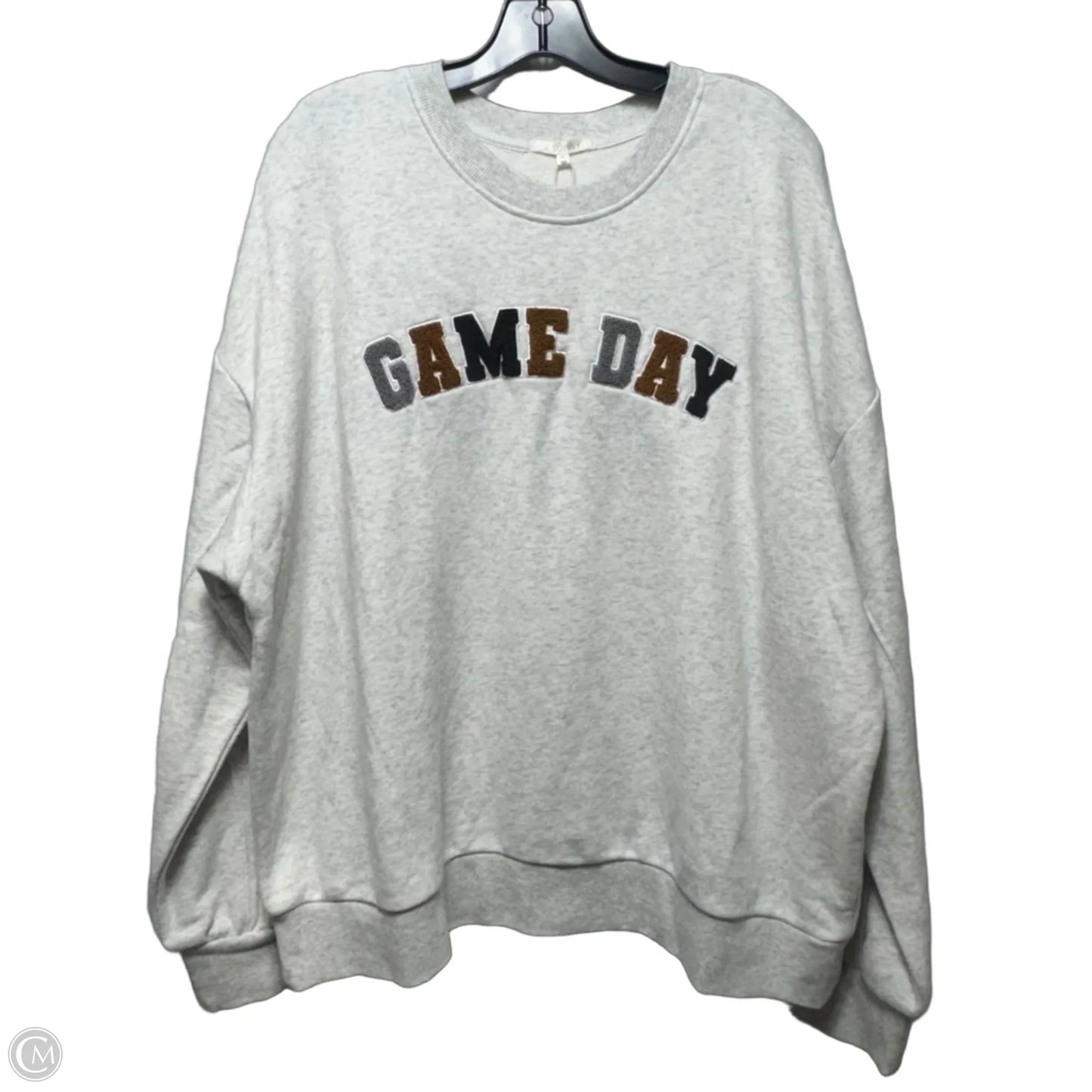 Sweatshirt Crewneck By Z Supply In Grey, Size: Xl
