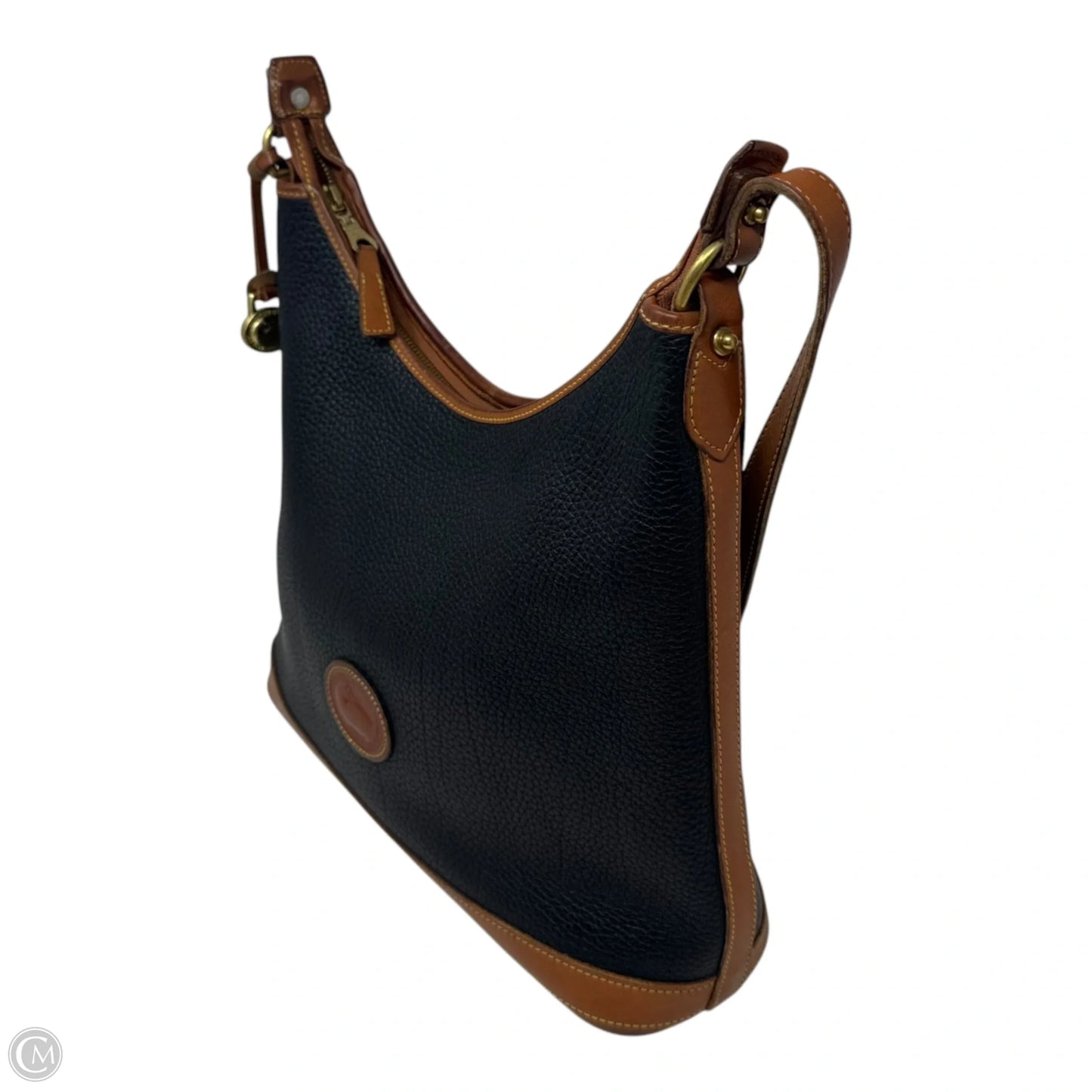 AS IS Vintage All-Weather Leather Hobo Bag Designer By Dooney And Bourke, Size: Medium