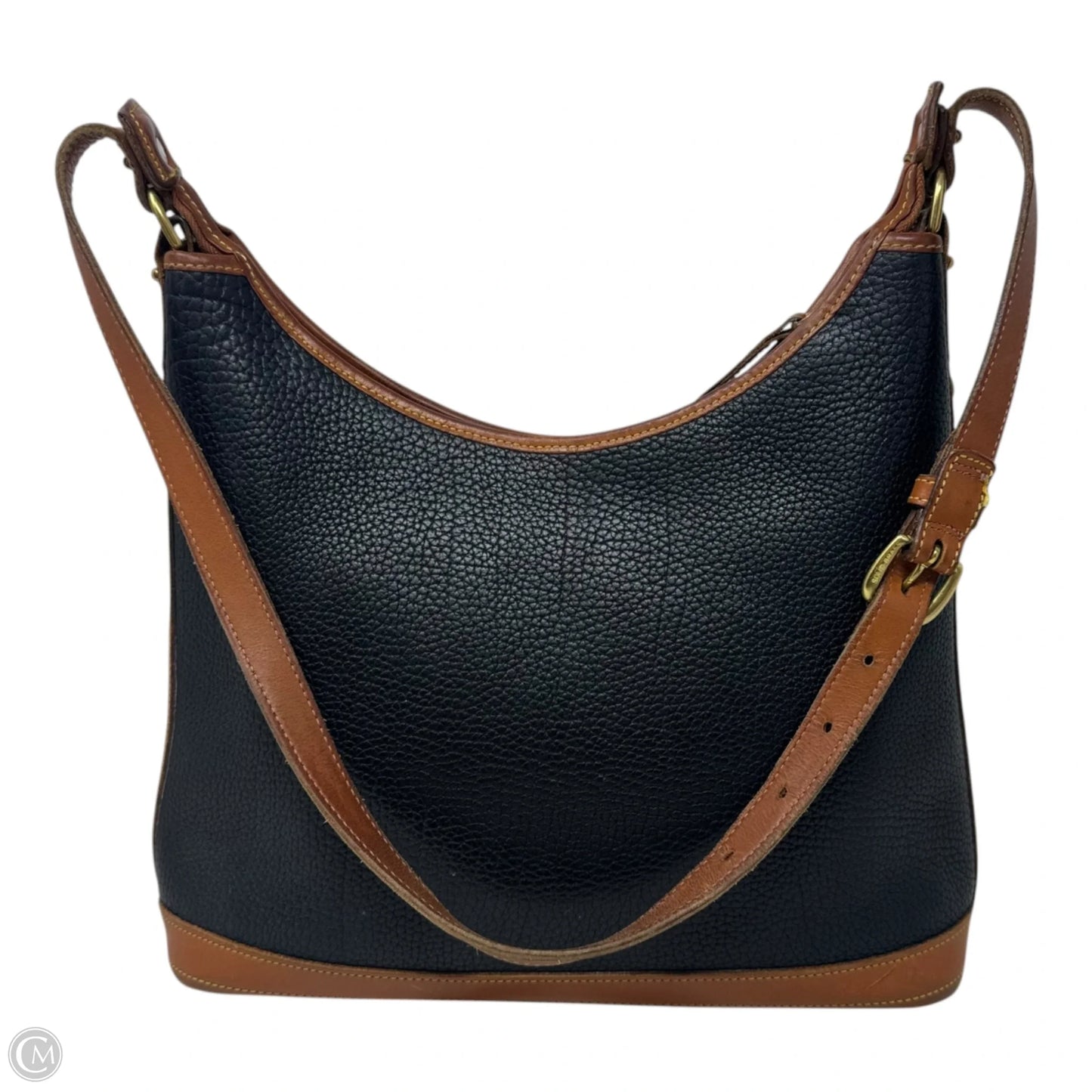 AS IS Vintage All-Weather Leather Hobo Bag Designer By Dooney And Bourke, Size: Medium