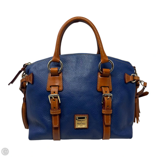 Bristol Pebbled Leather Satchel Handbag Designer By Dooney And Bourke, Size: Medium