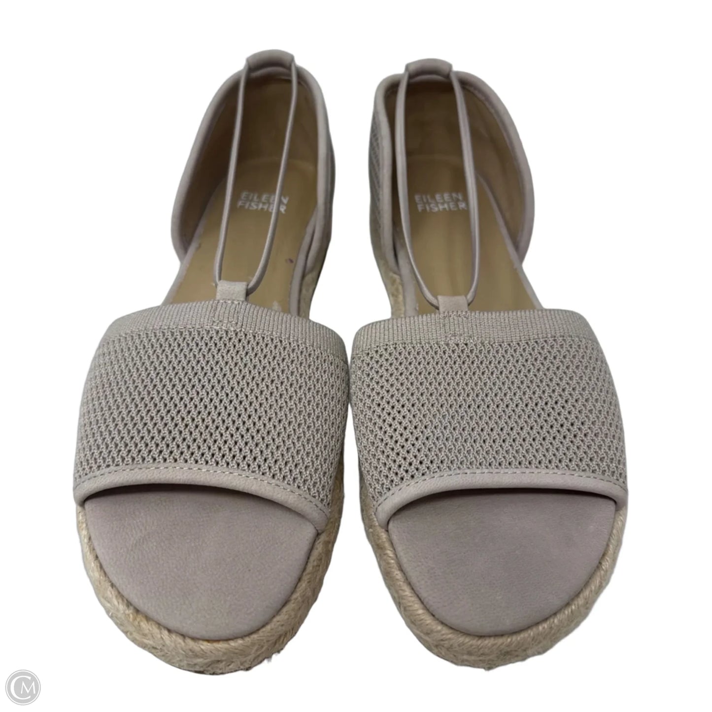 Mews Mesh Slip On Shoes Flats By Eileen Fisher In Tan, Size: 7.5