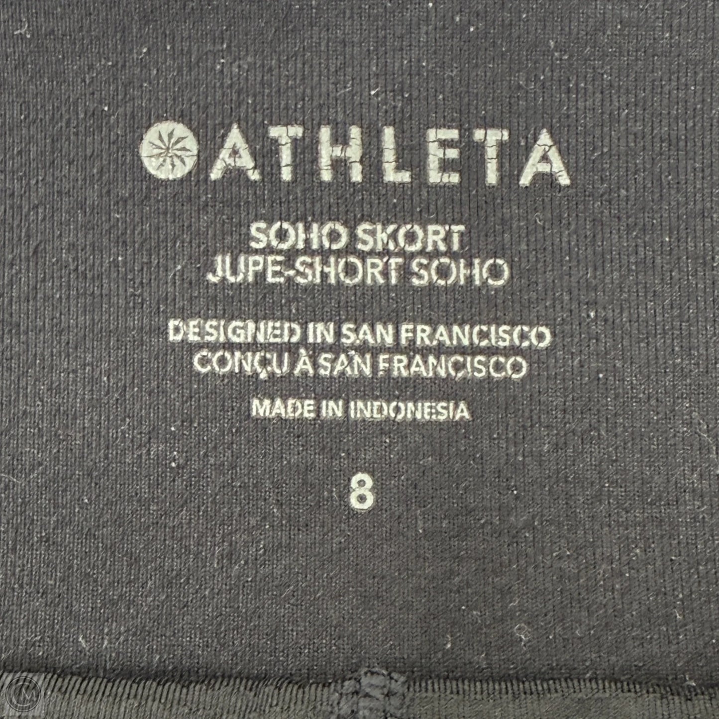 Soho Athletic Skort By Athleta In Black, Size: 8