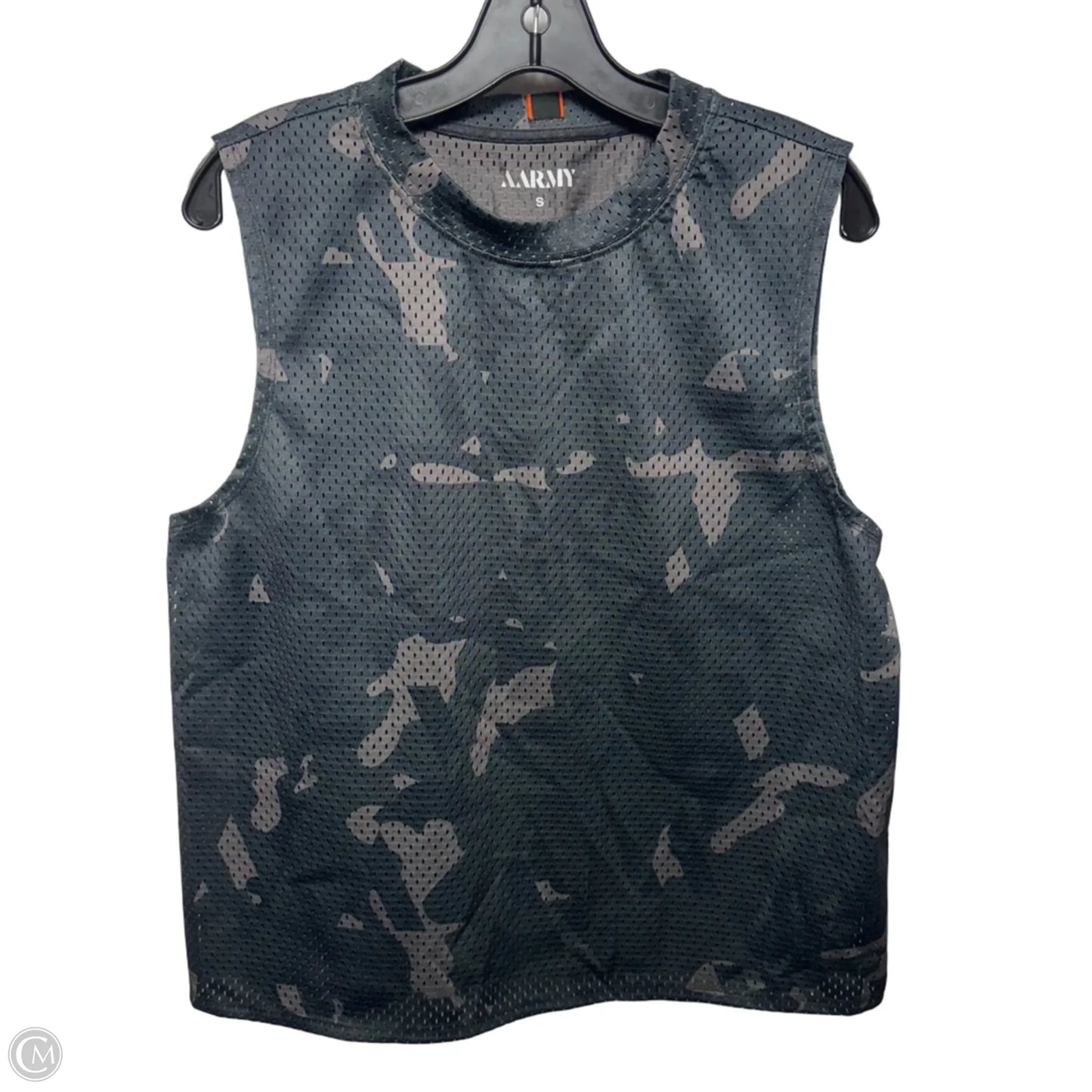 Mesh Athletic Tank Top By Aarmy In Camouflage Print, Size: S