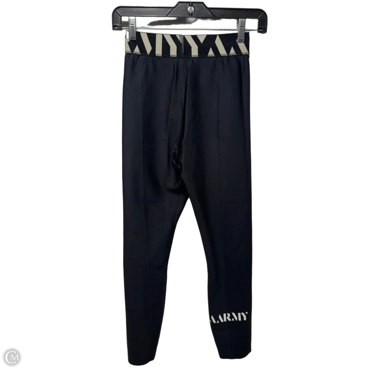 Athletic Leggings By Aarmy In Black & White, Size: M