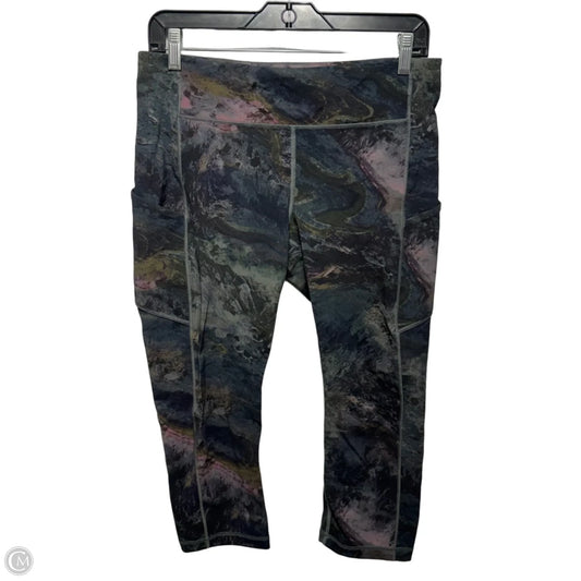 Athletic Leggings Capris By Lululemon In Multi-colored, Size: 10
